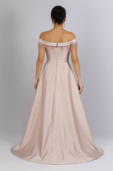 Plus Size Satin Gown